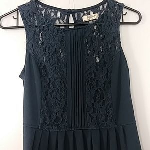 Dark blue mini dress